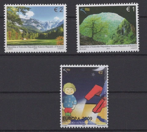 KOSOVO  XF Mint Never Hinged Misc.New Issues, Nature, Europa Cover