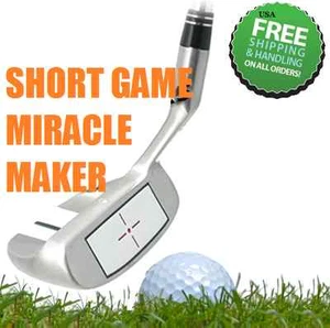 #1 CHIPPER SQUARE WEDGE GRAPHITE SHAFT-Eliminate Fat-Thin Chip Strikes - Picture 1 of 4