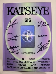 KATSEYE [SIS (Soft Is Strong] All Member Autographed Signed Album - Picture 1 of 3