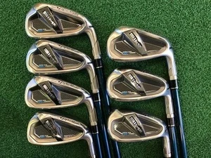 TaylorMade SIM2 MAX OS Iron Set 5-9+Pw+Aw TENSEI BLUE TM60 SIM2 RH Golf Clubs - Picture 1 of 5