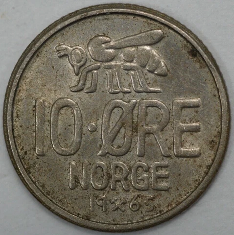 1965 Norway 10 Ore Cover