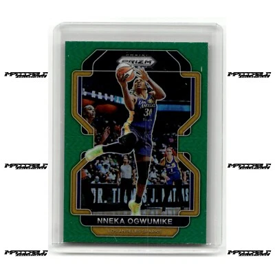 2022 Panini Prizm WNBA - Nneka Ogwumike #92 Green Prizm SP - Image 1 of 2