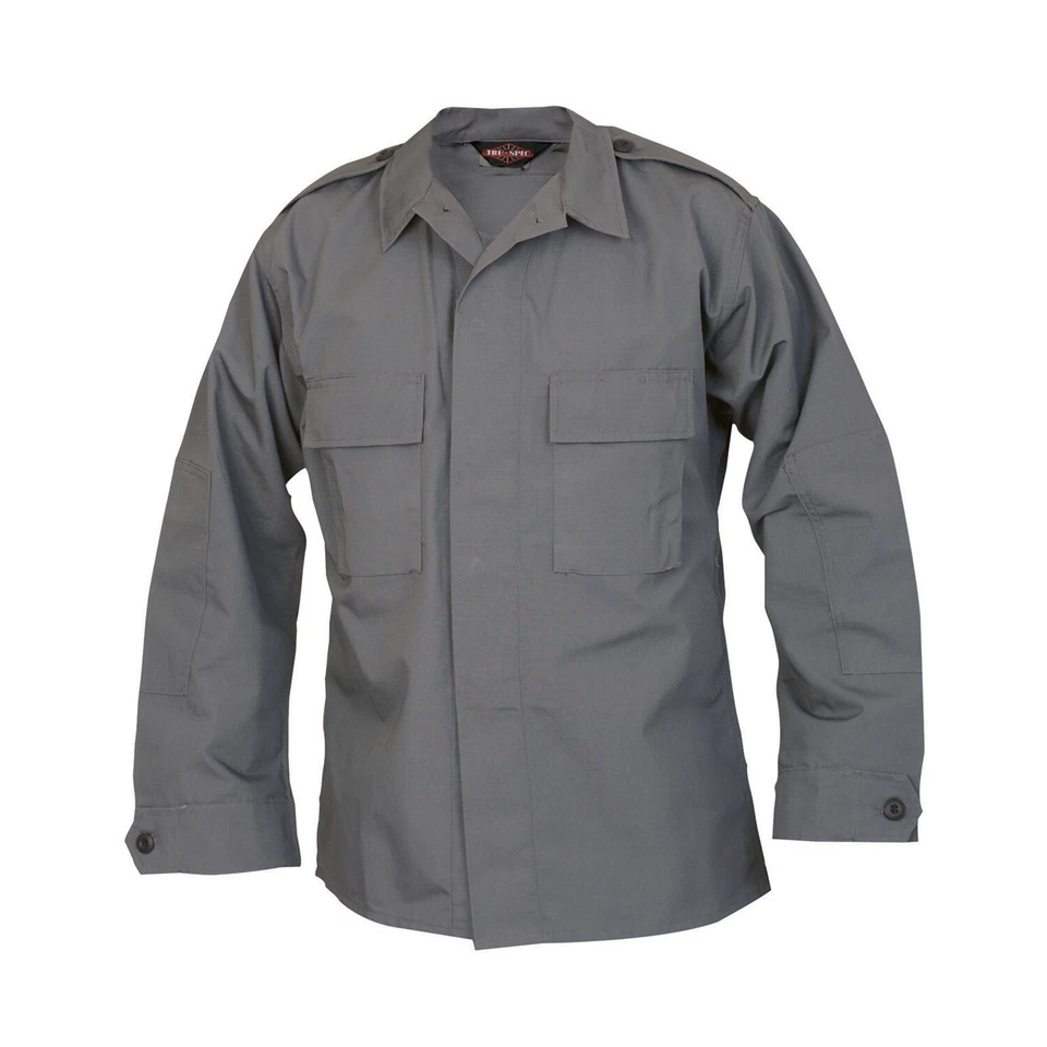Tru-Spec Uniform Gray Tactical Shirt Police Security Fire EMS Small Long - Image 1 of 1