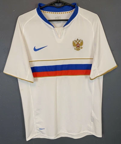 MEN'S NIKE RUSSIA NATIONAL 2008/2009 AWAY SOCCER FOOTBALL SHIRT JERSEY SIZE S Cover