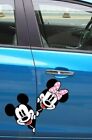 Disney Laptopaufkleber Autospiegel Aufkleber Glas Stitch Minnie Baby on board