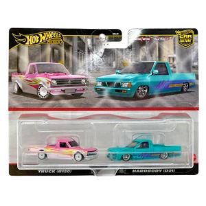 Hot Wheels Premium Datsun Sunny Truck & Custom Nissan Hardbody 2pk 1:64 Diecast - Picture 1 of 5