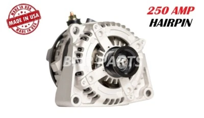 250 Amp 8302N Alternator Hairpin High Output Hummer Chevrolet GMC SAAB BUICK NEW - Изображение 1 из 2