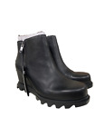 Women's Sorel Joan of Arctic Wedge III Zip Boots Black 1951161-010