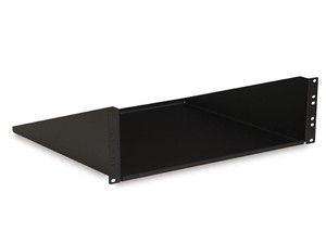 3U 16inch Solid Component Rack Shelf  150lb Capacity