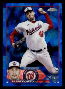 2023 Topps Chrome Update Sapphire #USCS172 Patrick Corbin Refractor - Picture 1 of 2