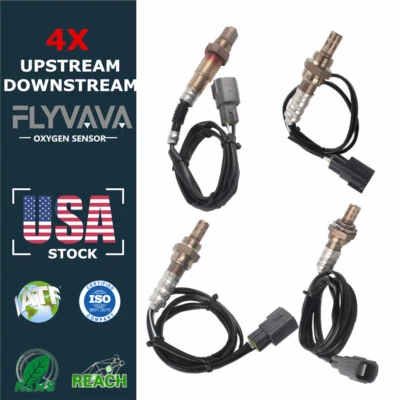 4 шт датчиков кислорода O2 Lambda вверх и вниз по течению для Lexus IS300 01-05 3.0 L6 - Изображение 1 из 4