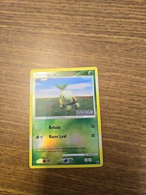 Pokémon TCG Turtwig Pokemon Promos 77/100 Platinum - Image 1 of 2