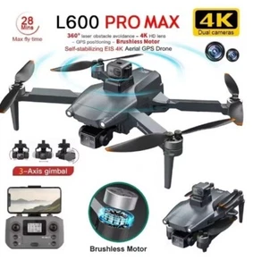 sma04 L600 PRO MAX GPS Drone Professional 4K 3-Axis PTZ HD Dual Camera Obstacle - Photo 1/14