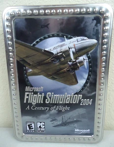 Microsoft Flight Simulator 2004: A Century of Flight Metal Tin With 4 CD-Rom - Picture 1 of 4