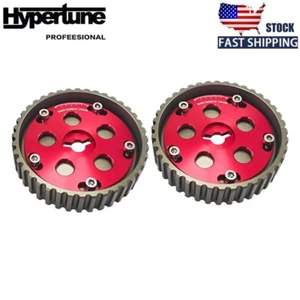Rojo 2 piezas Kit de engranajes de leva ajustables polea de leva para Suzuki Swift GTI G13B - Imagen 1 de 20
