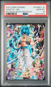 2020 SUPER DRAGON BALL HERO PROMO BIG BANG GOGETA : UM PSA 10 - Picture 1 of 2