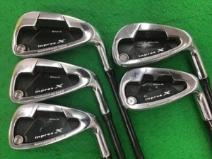 Yamaha inpres X D BLACK Irons #6-9,Pw(5Clubs)/DX-508i/Flex:Regular/ Iron set - Picture 1 of 6