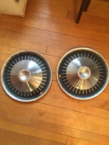 2 Pieces AMC Matador 1970 1971 70 71 14” Hubcap Wheel Cover American Motors Co - Picture 1 of 4