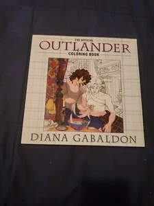 🌈 NEW OUTLANDER DIANA GABALDON ADULT COLORING BOOK STRESS RELIEF FOCUS - Picture 1 of 2