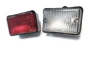 Land Rover Series 3 Rectangular Reverse Light + Fog Lamp Kit PRC7263 PRC7254 New - Picture 1 of 7