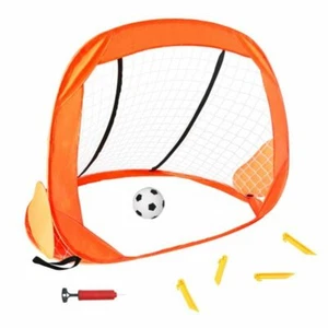 Kids Childs Football Training Soccer Pop Up Goal Post Net Outdoor Garden Toy UK - Picture 1 of 5