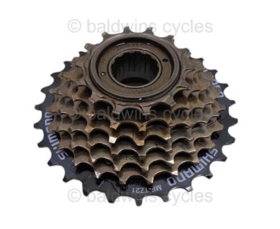 Shimano 7 Speed Freewheel / Cassette MF-TZ500-7 14 / 28 Index - Screw On - Image 1 of 4