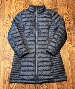 Abrigo gris chaqueta acolchada mediana Patagonia Fiona Parka para mujer - Imagen 1 de 4