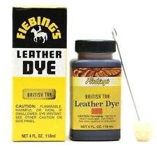 Fiebing's Leather Dye British Tan, 4 fl. oz / 118 ml (Pack of 2)