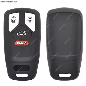 Remote Key Fob Case For Audi Q5 2016-2019 Silicone Key Protector Case Cover - Foto 1 di 12