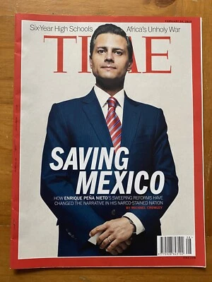 TIME Magazine 2014 Saving Mexico Reforms Narco Obama Africa Unholy War NO LABEL - Image 1 of 4