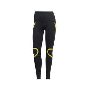 Adidas by Stella McCartney Truepace ajustado para correr negro/amarillo choque para mujer HI613 - Imagen 1 de 6
