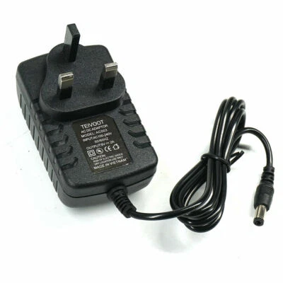 9V 2A AC/DC UK PLUG POWER SUPPLY ADAPTER 2000MA CHARGER MAINS LEAD UK - Image 1 of 4