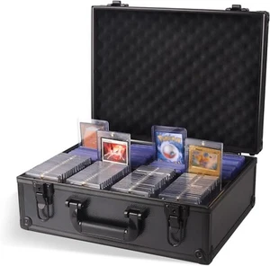 Slab Case 4 Row Graded Card Storage Box PSA Storage Case Compatible Dividers Key - Bild 1 von 3