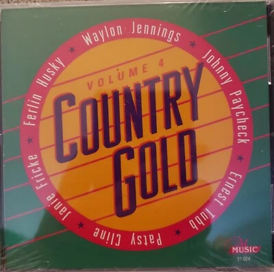 Country Gold V4 CD Waylon Jennings Johnny Paycheck Patsy Cline Janie Fricke - Image 1 of 2