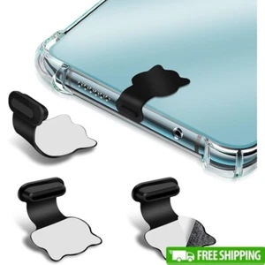 USB C Poussière Prises 3PCS en Forme de Chat Silicone Anti Poussière Housse Téléphone Portable - Photo 1 sur 9