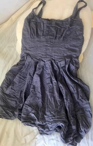 Oasis bubble hem Dress grey size 8 10 12 UK Unique Ex condition - Picture 1 of 5