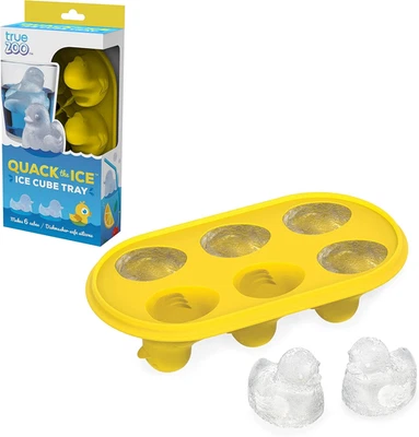 Truezoo Quack the Ice Duck Ice Cube Tray, Novelty Animal Ice Mold, Large, Makes  - Image 1 of 4