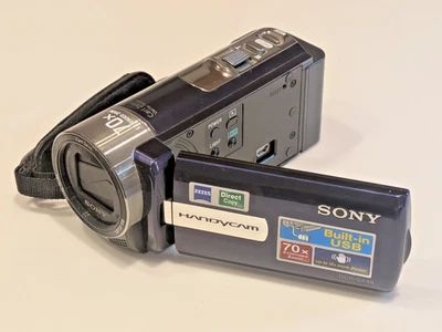 Sony DCR-SX45 Handycam Camcorder (Blue) - UNTESTED - Image 1 of 3