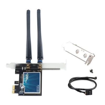 Dual Band PCIE WiFi Bluetooth Card Desktop PCIe Wireless Network WiFi Adapter - Image 1 of 4