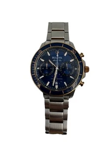 Bulova Watch Men's Marine Star B9301 - Full Set - Superb Working Condition - Picture 1 of 7