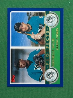2003 Topps Series 2 Baseball Prospects #677 Dontrelle Willis Jason Stokes - Image 1 of 2