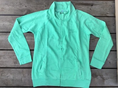 Sweatjacke hellgrün, Gr. 40, L, weich gefüttert - Bild 1 von 4