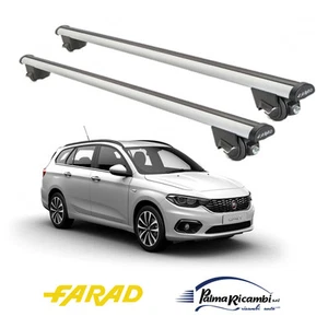 BEAMAR7110 BARRE PORTATUTTO PORTAPACCHI FIAT TIPO SW 2016> ALLUMINIO FARAD - Imagen 1 de 5