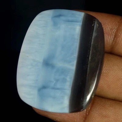 Cojín de ópalo azul natural cabujón piedras preciosas sueltas para hacer joyas 62,80 quilates Foto 1 de 4
