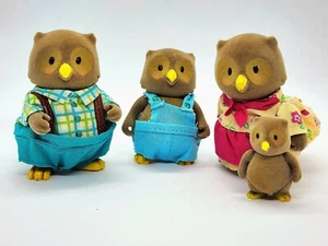 LI'L WOODZEEZ 2012 WHOOSWHOOS OWL FAMILY Figures BATTAT TOY No Book - Picture 1 of 9