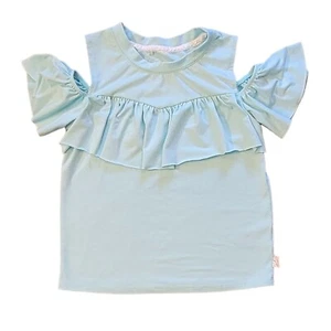 Art Class Girls M Light Blue Clod Shoulder Shirt - Picture 1 of 8