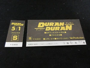 Duran Duran 1982 Japan Tour Concert Ticket New Romantic Power Station Arcadia - Picture 1 of 2