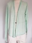 Calypso St. Barth Women's Linen Blend Open Front Cardigan Sweater Nwt Size S
