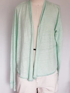 Calypso St. Barth Women's Linen Blend Open Front Cardigan Sweater NWT Size S - Picture 1 of 10