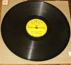 BILLY EMERSON ~ MOVE BABY b/w WHEN IT RAINS ~ USA SUN 78 RPM EX+ EXCELLENT PLUS - Picture 1 of 4
